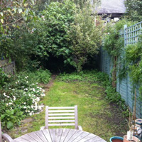 Patio and garden project in Wanstead before transformation